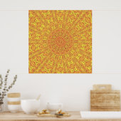 EARTH Element Contours poster Motif (Cuisine)