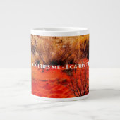 Earth Element Mug - Earth Carries Me Extra Grote Beker (Voorkant)