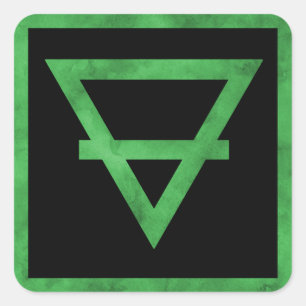 Earth Element Symbol Stickers