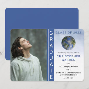 Earth Environmental Science Afstuderen Afstuderen Aankondiging