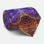 Earth Feathers Fractal Stropdas (Opgerold)