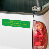 Earth First Mining Bumpersticker (Op Truck)