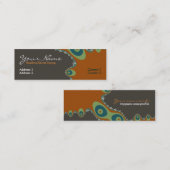 Earth fractal Profile Card Mini Visitekaartje (Voorkant / Achterkant)