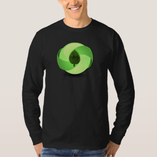 Earth Friendly Long Snog Black T-Shirt