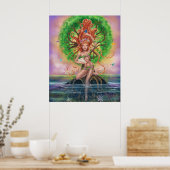 Earth Goddess Poster (Keuken)