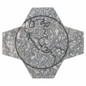 Earth Grey Textured Afbeelding Voetbal (Enkel)