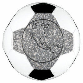 Earth Grey Textured Afbeelding Voetbal