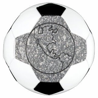 Earth Grey Textured Afbeelding Voetbal