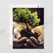 Earth Hands Briefkaart (Voorkant / Achterkant)