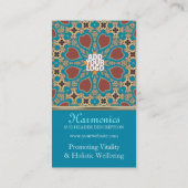 Earth Harmonics Carte de visite du Nouvel Âge (Dos)