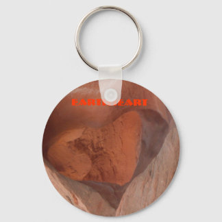 Earth Heart Keychain