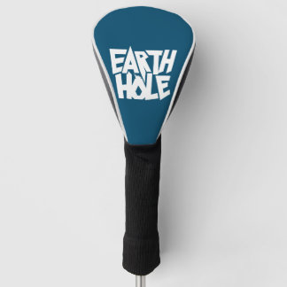 Earth Hole golf headcover Blauw