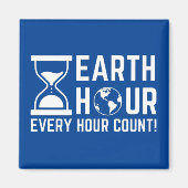 Earth Hour Magneet (Voorkant)