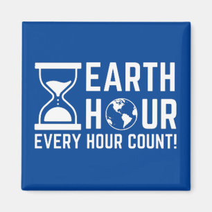Earth Hour Magneet