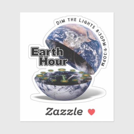 Earth Hour Sticker (Vel)