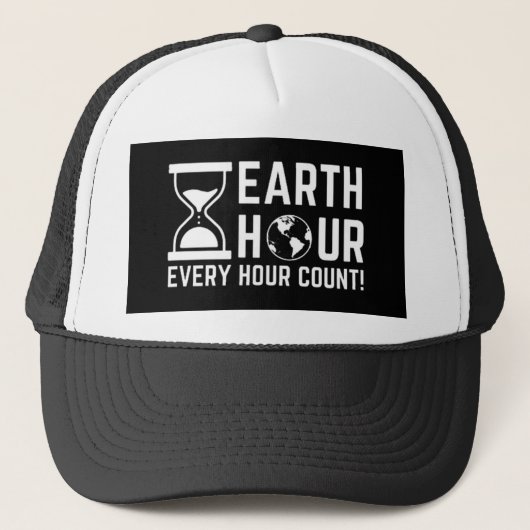 Earth Hour Trucker Pet (Voorkant)