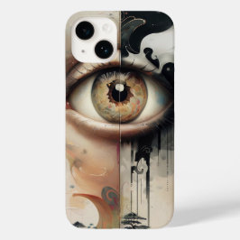 Earth Human Eye Art iPhone 14 Hoesje