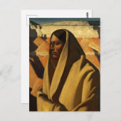 "Earth Knower" Westerne kunst van Maynard Dixon Briefkaart (Voorkant / Achterkant)