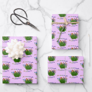 Earth Laughs Flowers Inspirerend Quote Inpakpapier Vel