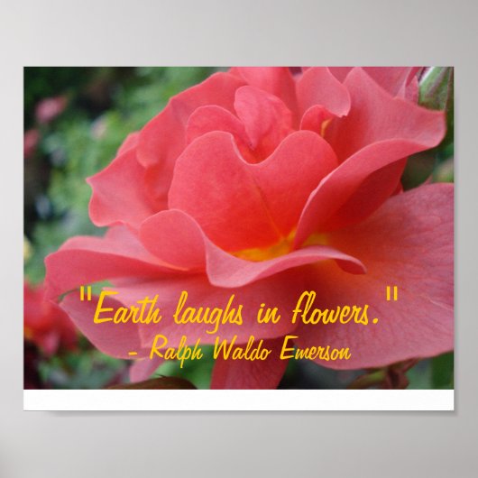 Earth Laughs in Flowers Poster (Voorkant)