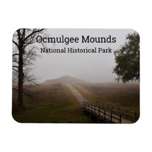Earth LodgeTrail, Ocmulgee Mounds, Georgia Magneet