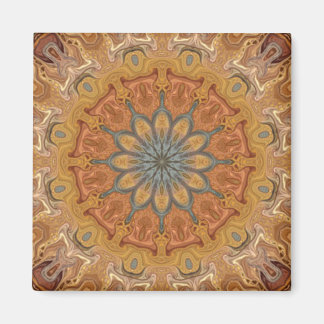 Earth Lotus Mandala Magneet