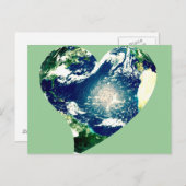Earth Love Briefkaart (Voorkant / Achterkant)