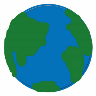 Earth Lover Cardboard Sculpture Staand Fotobeeldje