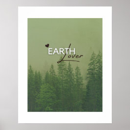 Earth lover Print, Value Poster papier (mat)