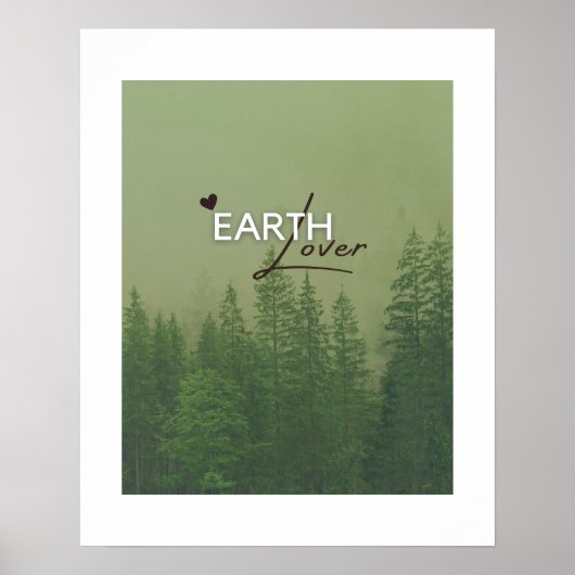 Earth lover Print, Value Poster papier (mat) (Voorkant)