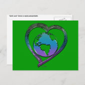 EARTH LOVER-serie Briefkaart (Voorkant / Achterkant)