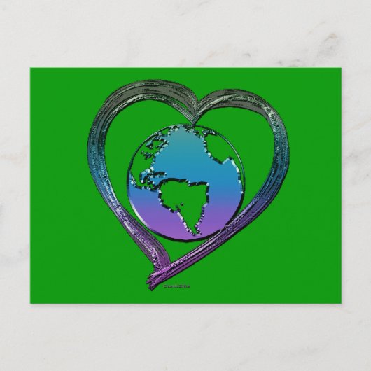 EARTH LOVER-serie Briefkaart (Voorkant)