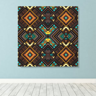 Earth Mandala Canvas Afdruk