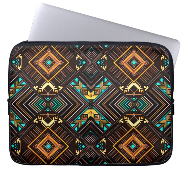 Earth Mandala Laptop Sleeve (Voorkant)