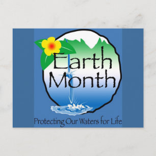 Earth Month Briefkaart