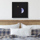 Earth Moon Galileo Ruimtefoto Canvas Afdruk (Insitu (Slaapkamer))
