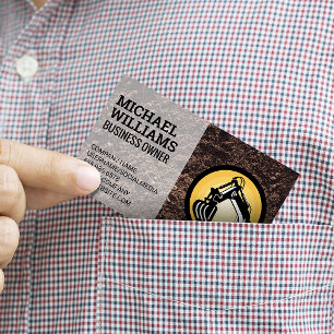 Earth Mover   Bouwvoertuig Visitekaartje