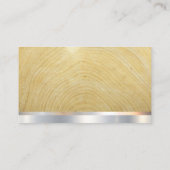 Earth Mover | Houtmetaal Visitekaartje (Achterkant)