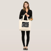 EARTH Multi Visual Echo Grote Tote Bag (Voorkant (model))