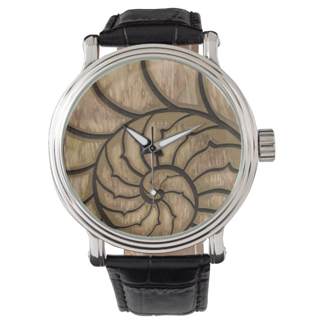 Earth Nautilus Horloge (Voorkant)