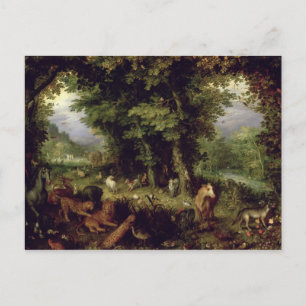 Earth of The Earthly Paradise, 1607-08 (olie op ag Briefkaart