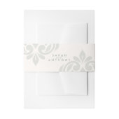 Earth Olive Classic Elegant Script Wedding Uitnodigingen Wikkel (Voorkant Voorbeeld)
