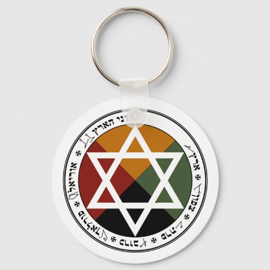 'Earth Pentacle' Sleutelhanger (Voorkant)