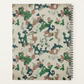 Earth Pixel Woodland  Planner (Achterkant)