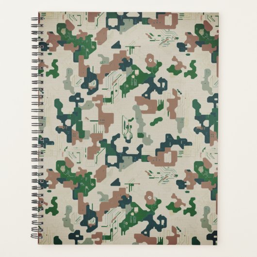 Earth Pixel Woodland  Planner (Voorkant)