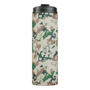 Earth Pixel Woodland  Thermosbeker