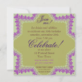 Earth Princess Party Invitations d'anniversaire (Dos)