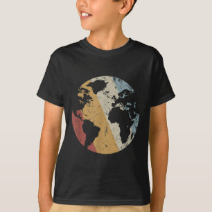 Earth Retro Style Dag van de Aarde T-shirt