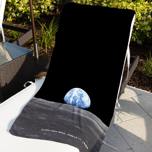 Earth Rising Over Moon, Apollo 11, 1969 Strandlaken