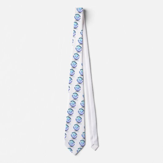 Earth Science Mannen Necktie Stropdas (Voorkant)